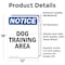 Signmission Dog Training Area, 12 in W x Rectangle, Vinyl Decal OS-2PACK-NS-D-1218-V-11435 - alternate 2